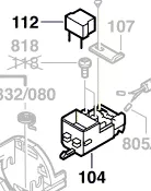 Interrupteur réf. 2 607 200 286 BOSCH